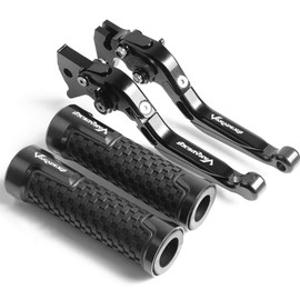 for Honda XL1000 / XL1000V Varadero XL 1000 V 1999-2013 2012 2011 2009 Brake Clutch Lever and 22MM Knob Handle Handlebar Motorcycle Brake Clutch Lever (Color : QYGX888 4)