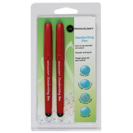 Manuscript Handwriting Pen - Black (Pack of 2)