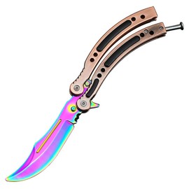 Felimoa Foldable Training Tool Butterfly Flip Practice (Color B)