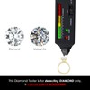 Diamond Tester Professional Diamond Tester Pen with UV Light, Real