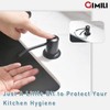 GIMILI Matte Black Kitchen Faucet with Soap Dispenser, Commercial Single