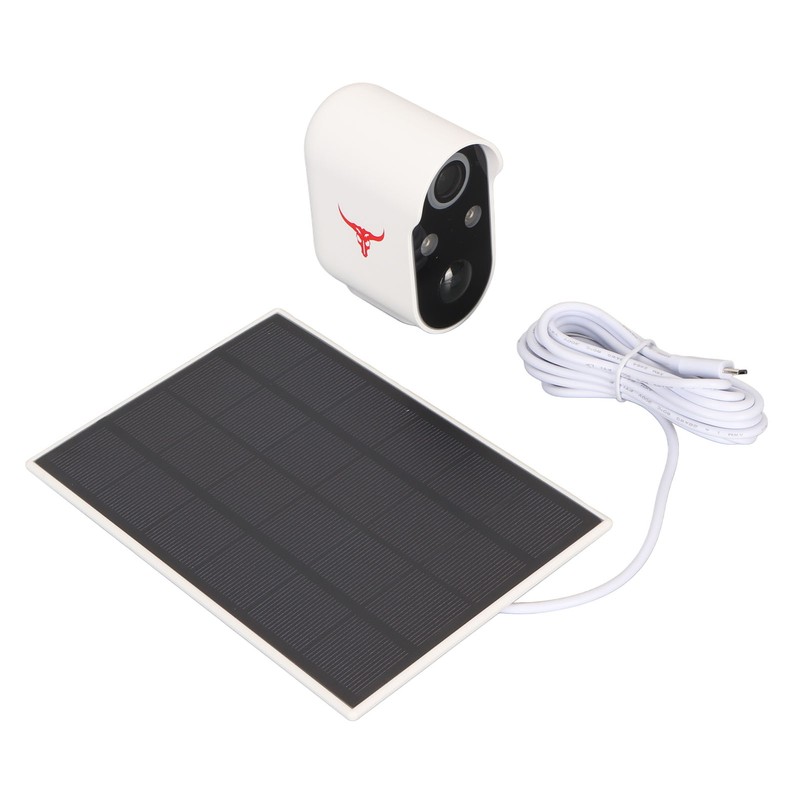 Outdoor Security Camera WiFi Battery Powered Solar Charging HD Night