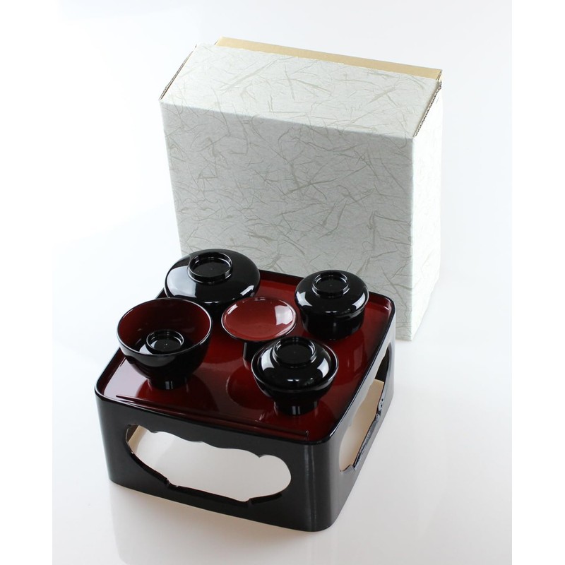 Fujishiro Kogei Japanese Buddhist Utensils, Ritual Services, Lacquerware, Nagamine Dishwasher