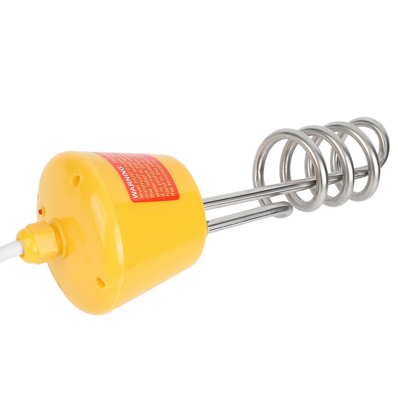 2m Floating Electric Immersion Water Heater with Temperature Tester Yellow