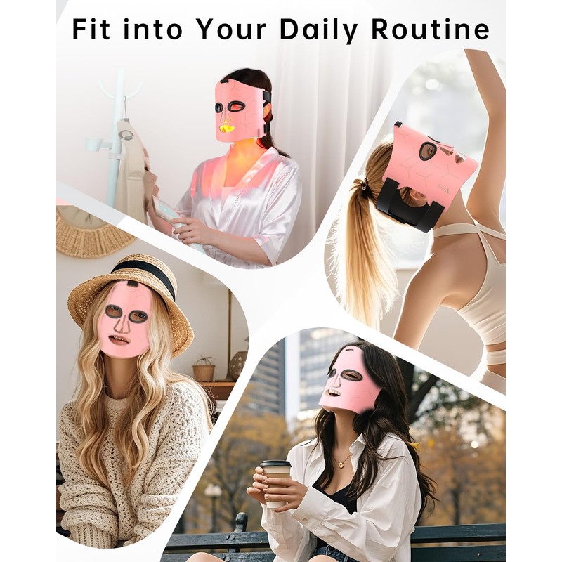 VYM Infrared Light Therapy Mask: High Power for Glowing Skin