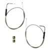 Xspeedonline 56884-07 42" Throttle Cable and 56885-07 42.5" Idle Cable