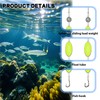 LUMOOM Pack of 5 Double Hooks with Inverted Base Cord,