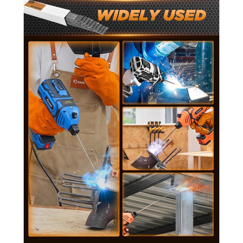 Saker E6013 Welding Rod 1/8'' 5LB Carbon Steel Stick Welding