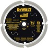 DEWALT Circular Saw Blade, 7 1/4 Inch, 4 Tooth, Cement