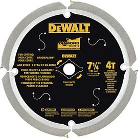 DEWALT Circular Saw Blade, 7 1/4 Inch, 4 Tooth, Cement Cutting (DWA3193PCD)