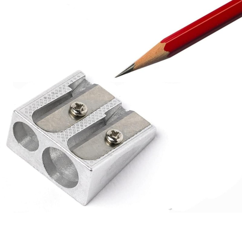 Pack of 4 Pencil Sharpeners - 4 x Traditional Double