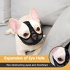 OHCOZZY Short Snout Dog Muzzle, Won’t Cover Forehead Bulldog Muzzle