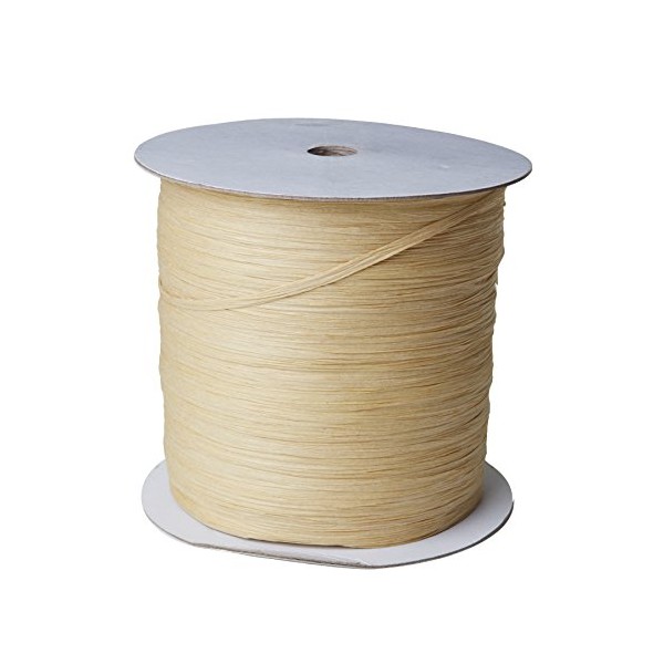 Jillson Roberts .25" x 1000 Yard Bulk Spool Paper Raffia