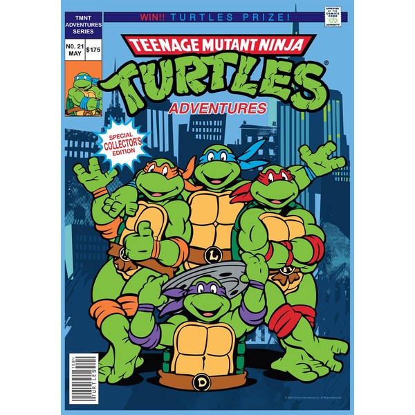 Buffalo Games - TMNT - Adventures - 300 Large Piece Jigsaw Puzzle for Adults Challenging Puzzle Perfect for Game Nights - 300 Large Piece Finished Puzzle Size is 21.25 x 15.00