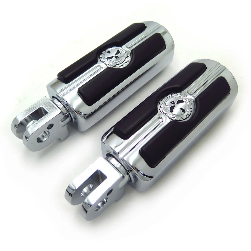 HONGK Gear Skull Footpeg For 2003-2014 Triumph Speedmaster (Front &