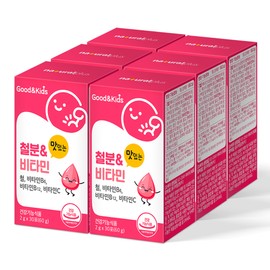 Good & Kids Delicious Iron Vitamins for Infants, Children, Elementary School Students, 6 Months' Worth / 굿앤키즈 맛있는 철분 비타민 키즈 유아 아이 초등학생 아기 6개월분