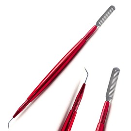 AAProTools Red Eyelash Volume Eye Lash Lashes Lifting Lifter Perm Perming Separating Tool Steel Comb