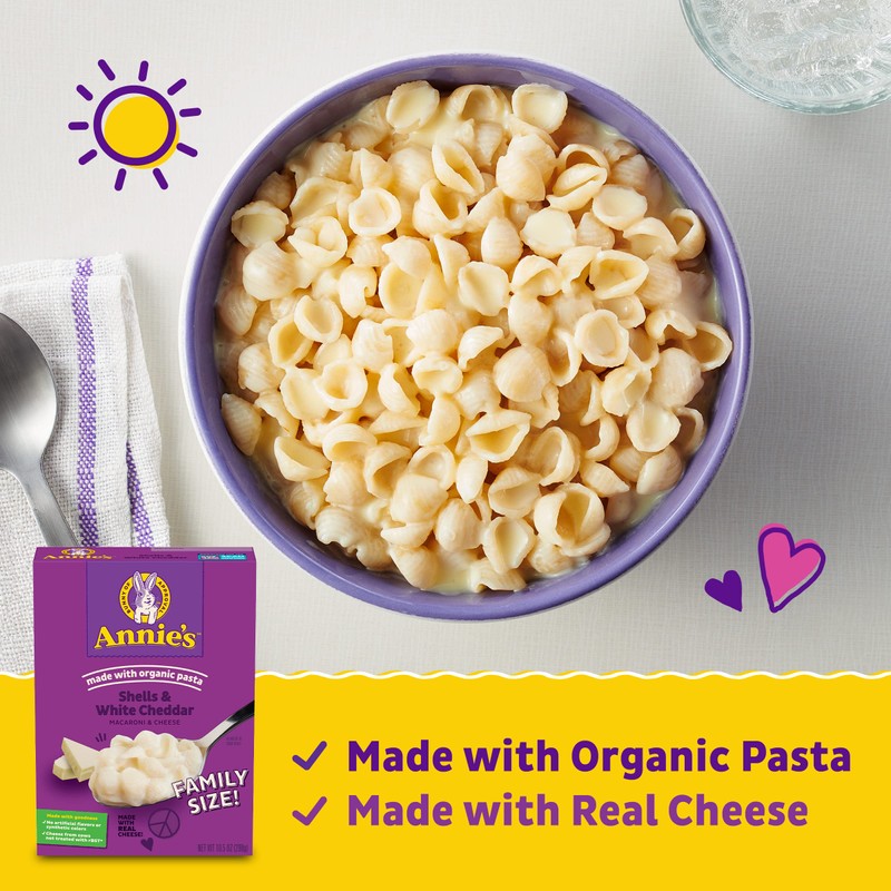 Annie’s White Cheddar Shells Macaroni & Cheese Dinner with Organic