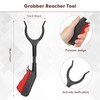 Grabber Reacher Tool, 11" Grabber with Anti-Slip 360° Rotating Jaw,