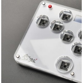 SZJLMKJ Mini Fightting game Keyboard controller SallyBox with LED Light Fighting Stick Controller WASD & Cherry mx Speed Silver Mechanical Switches Support PC Xinput