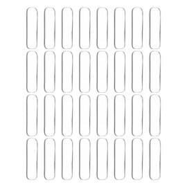 PATIKIL Furniture Bumpers Long, 1.4 Inch 80 Pcs Self Adhesive Glass Table Top Rubber Bumper Stripes Clear Anti Slip Pads Wall Protector for Door Handle Chair Refrigerator