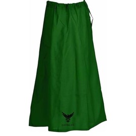 Indian Women Saree/Sari Patticoat Underskirt Cotton Stitched Adjustable Waist Lining Skirt (US, Alpha, One Size, Regular, Regular, Green)