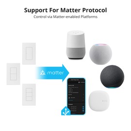 SONOFF Matter Smart Light Switch, 2.4GHz WiFi Light Switch, Neutral Wire Required Interruptor Inteligente, Smart Life Light Switch Compatible with Alexa and Google Home, 3 Gang M5-3C-120W