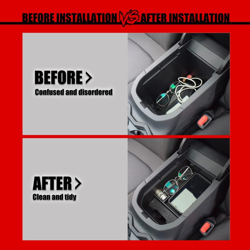 ZZDMDM Center Console Organizer Insert Dividers Compatible with Toyota RAV4