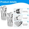 Zopeal 36 Pcs Clips for Pool Cover 2.2 Inch, Steel