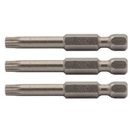 XZN Triple Square M5 Driver Bits. Vega Professional Grade 1/4" Hex Shank XZN Triple Square Spline M5 2 Inch Bits. 150XZN05-3