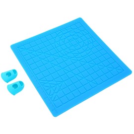 Bolígrafo de Impresión 3D Tapete de Seguimiento de Silicona de Alta Temperatura con Regla de Escala y Dedo - Tapete de Diseño Flexible para Niños y Artistas - Plantillas de Múltiples Formas