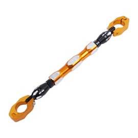 Cure Bike Handlebar, Handle Brace, Bar Handle, Machined Aluminum, Diameter 0.9 inches (22 mm), 12.4 - 14.4 inches (315 - 365 mm), Gold