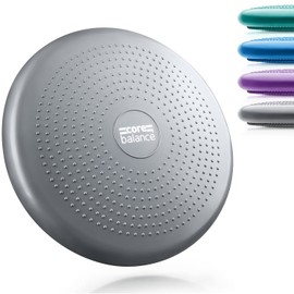 Inflatable Wobble Cushion Stability Training Air Pad Board With Pump Core Balance