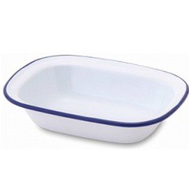 Posh Living 440WL POMEL Pie Dish, Blue, W 7.9 x D 5.9 x H 1.8 inches (20 x 15 x 4.5 cm)