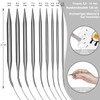 Coopay Stainless Steel Circular Knitting Needle Set, 9 Pieces Circular