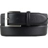 BELTINGER Men's Belt Made of Grained Leather with Quilted Seam,