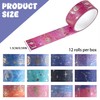 Eclovane 12 Rolls Washi Tape Set - Galaxy Purple Decorative