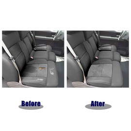 AOUTTUOA Front Driver Side Bottom Lower Cloth Perforated Seat Cover Gray #E Left Compatible with Ford Ford F150 XLT F150 STX F150 FX4 2004 2005 2006 2007 2008