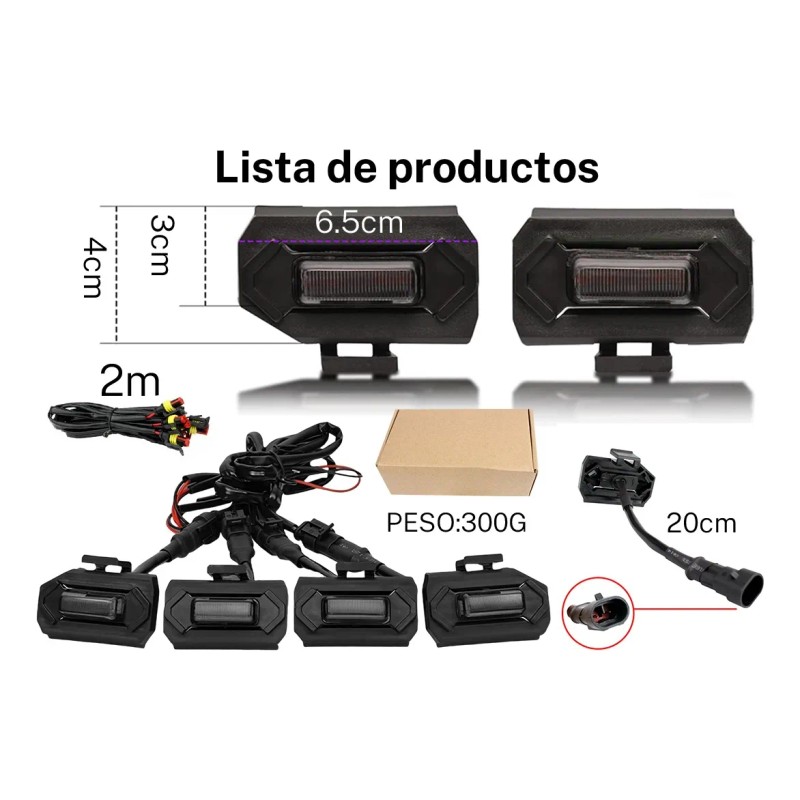 Luces Led De Parrilla Delantera M54 Piezas Para Raptor Off
