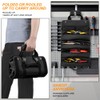 Adiwo Tool Roll Bag, Tool Roll Pouch with 4 Zip