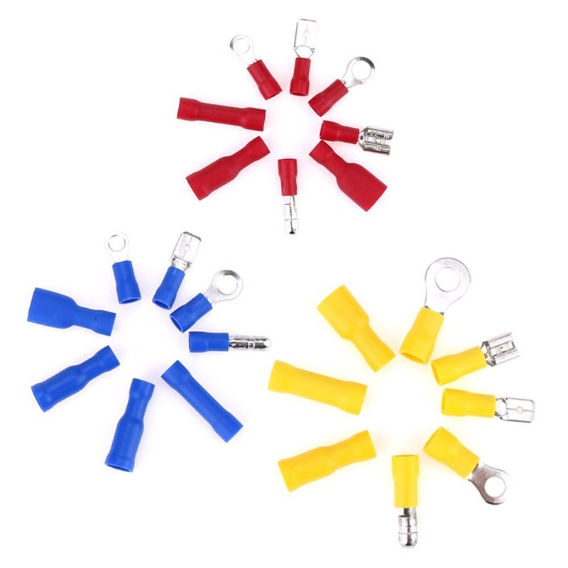 Hilitchi 360 Pcs Assorted Insulated Electrical Electrical Wire Terminals Crimp