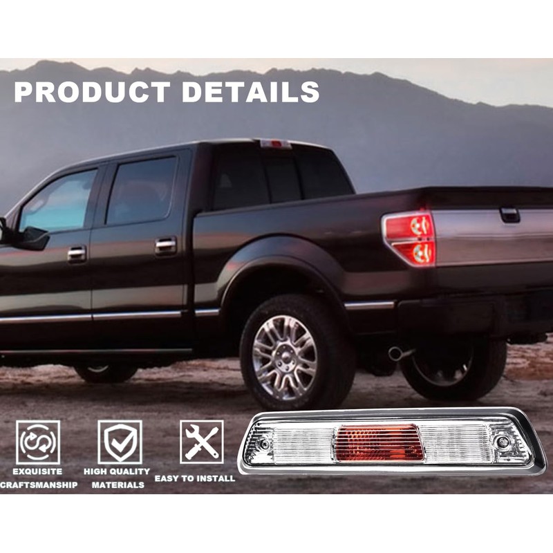3rd Third Brake Light Compatible with Ford F150 Truck 2009-2014