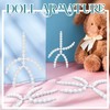 Maitys 144 Pieces Doll Armature Set with 4Y and 4X