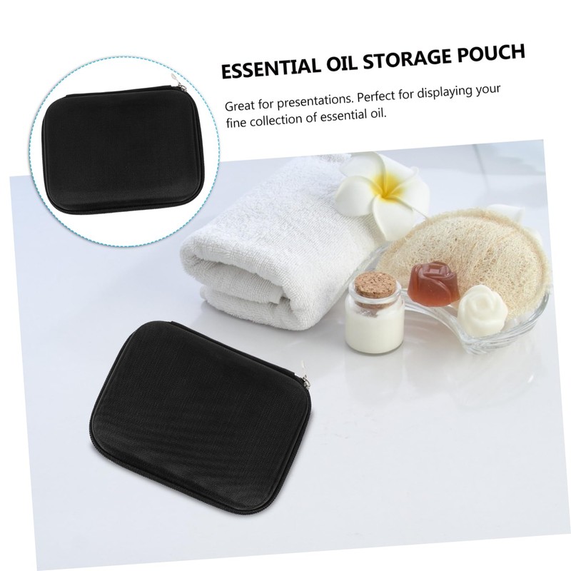 TOVINANNA Essential Oil Storage Pouch Shockproof Organizer for Roller Bottles
