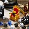 2 Pcs Dice Jail and Crit Crown, Lucky Throne Miniature