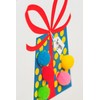 "Pom Pom""Dotty Present Happy Birthday"" Greeting Card" POM004