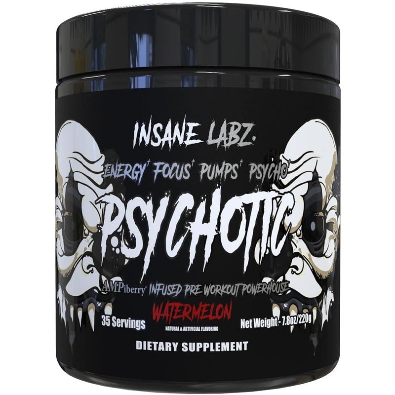 Psychotic Black by Insane Labz – High Energy Pre Workout