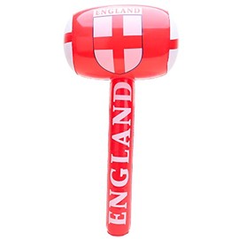 Toyland® 28 Inch Inflatable England Hammer - World Cup - Euros - Football Match Accessories