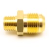 AHFMANG 5PCS Brass Tube Fitting Half Union 1/2" Male Flare
