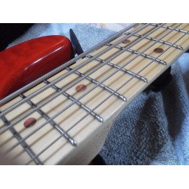 Inlay Sticker F-085CD-RD-AZ Fret Markers for Guitars & Bass - Custom Dots Set - Abalone Red